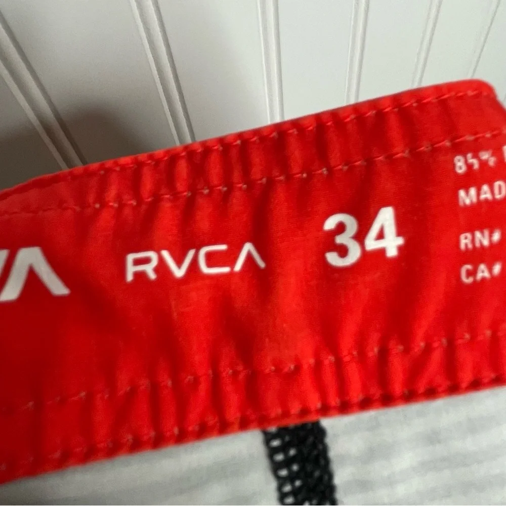RVCA Civil Stripe Swim Board Shorts